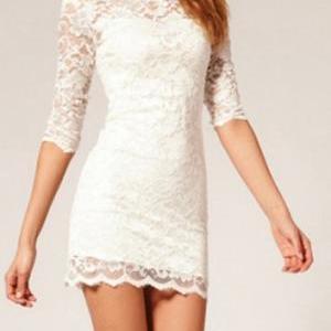 White Nice Lace Dress